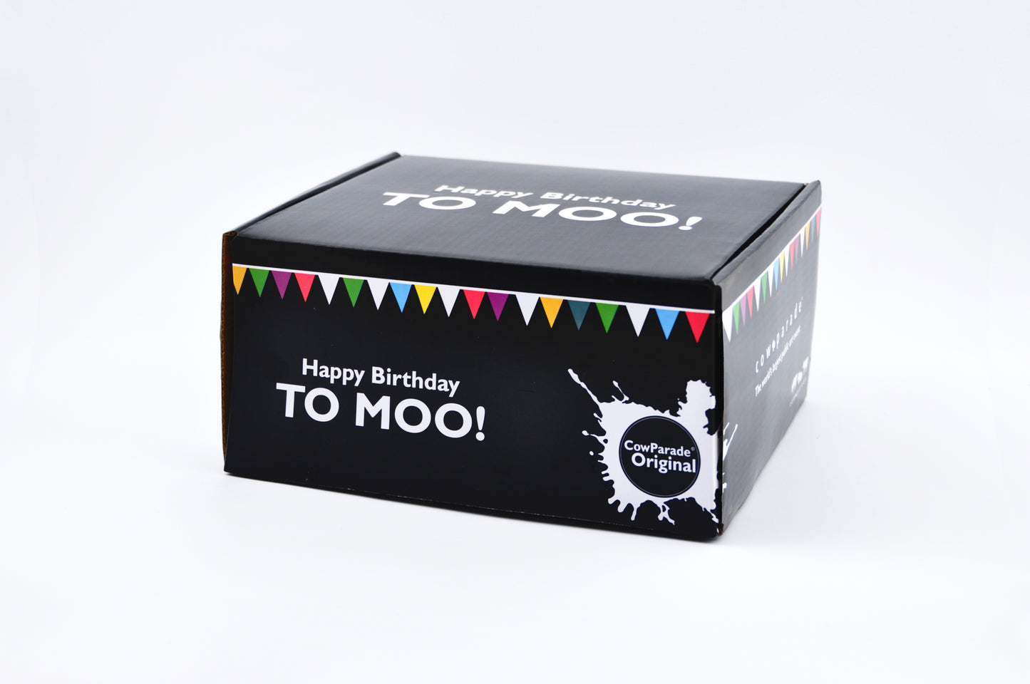 Happy Birthday To Moo! - Cow Parade El Yapımı Dekoratif İnek Figürü