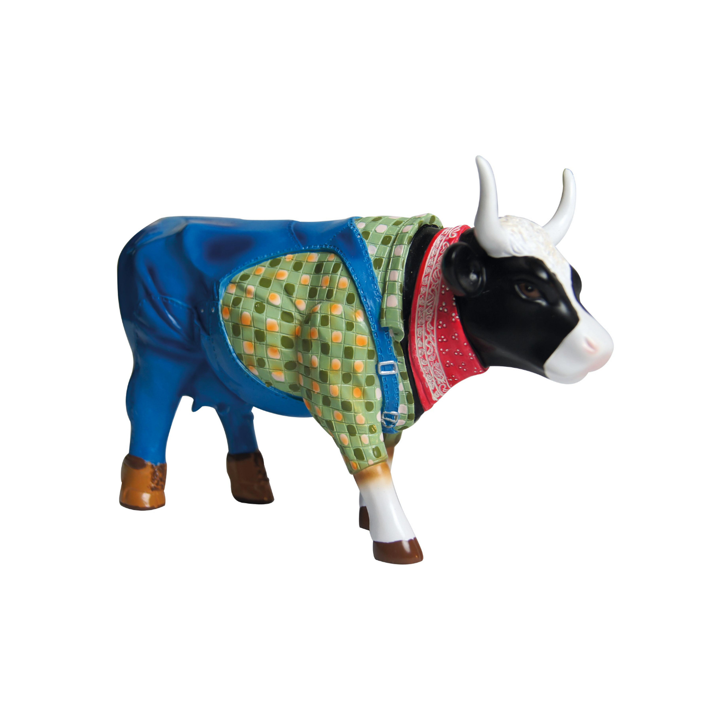 Farmer Cow - Cow Parade El Yapımı Dekoratif İnek Figürü