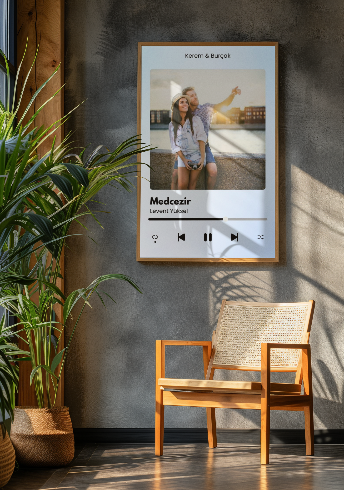 Kişiye Özel Spotify Posteri – En Özel Şarkınızı Anıya Dönüştürün | Canlı Önizleme