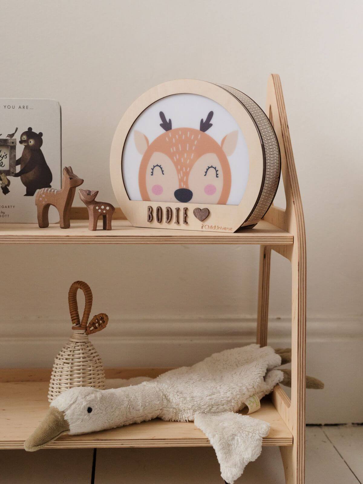 Montessori - Ahşap Çocuk Rafı - Küçük Boy