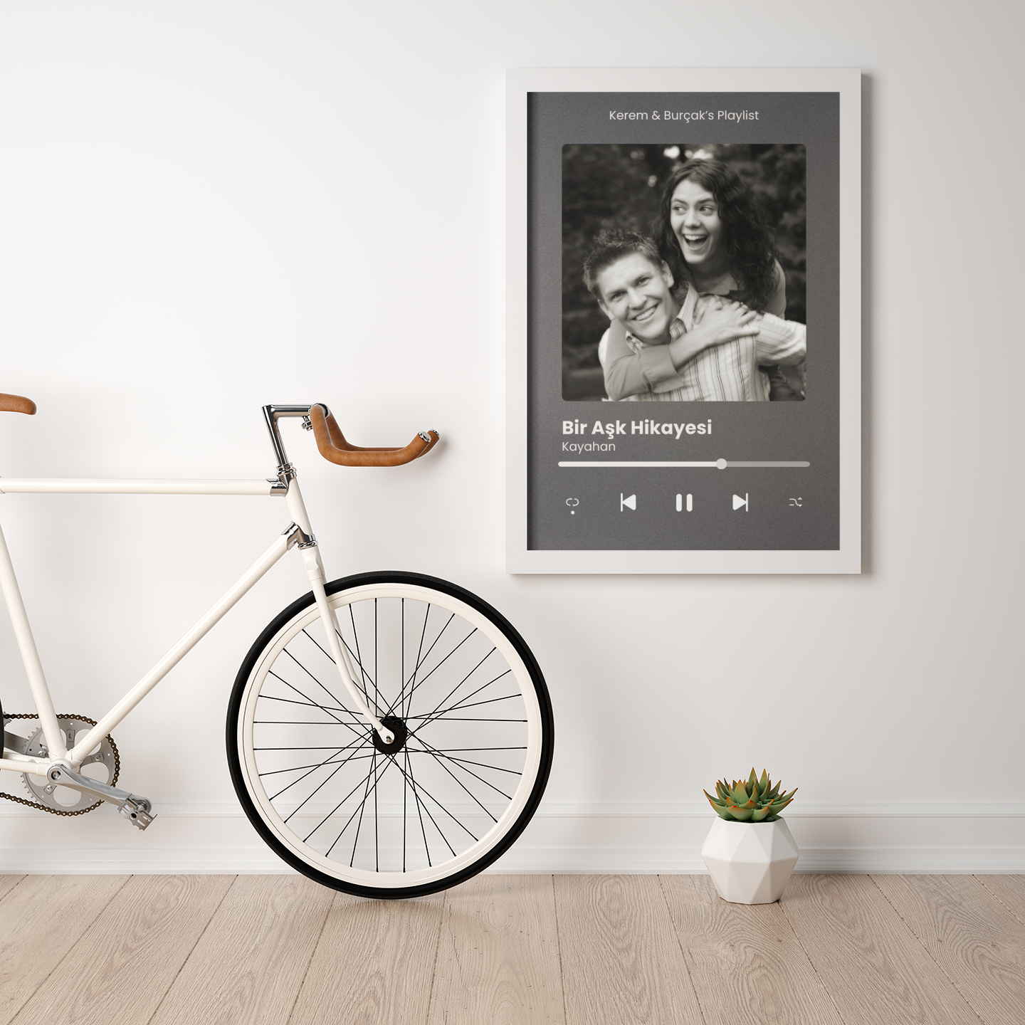 Kişiye Özel Spotify Posteri – En Özel Şarkınızı Anıya Dönüştürün | Canlı Önizleme