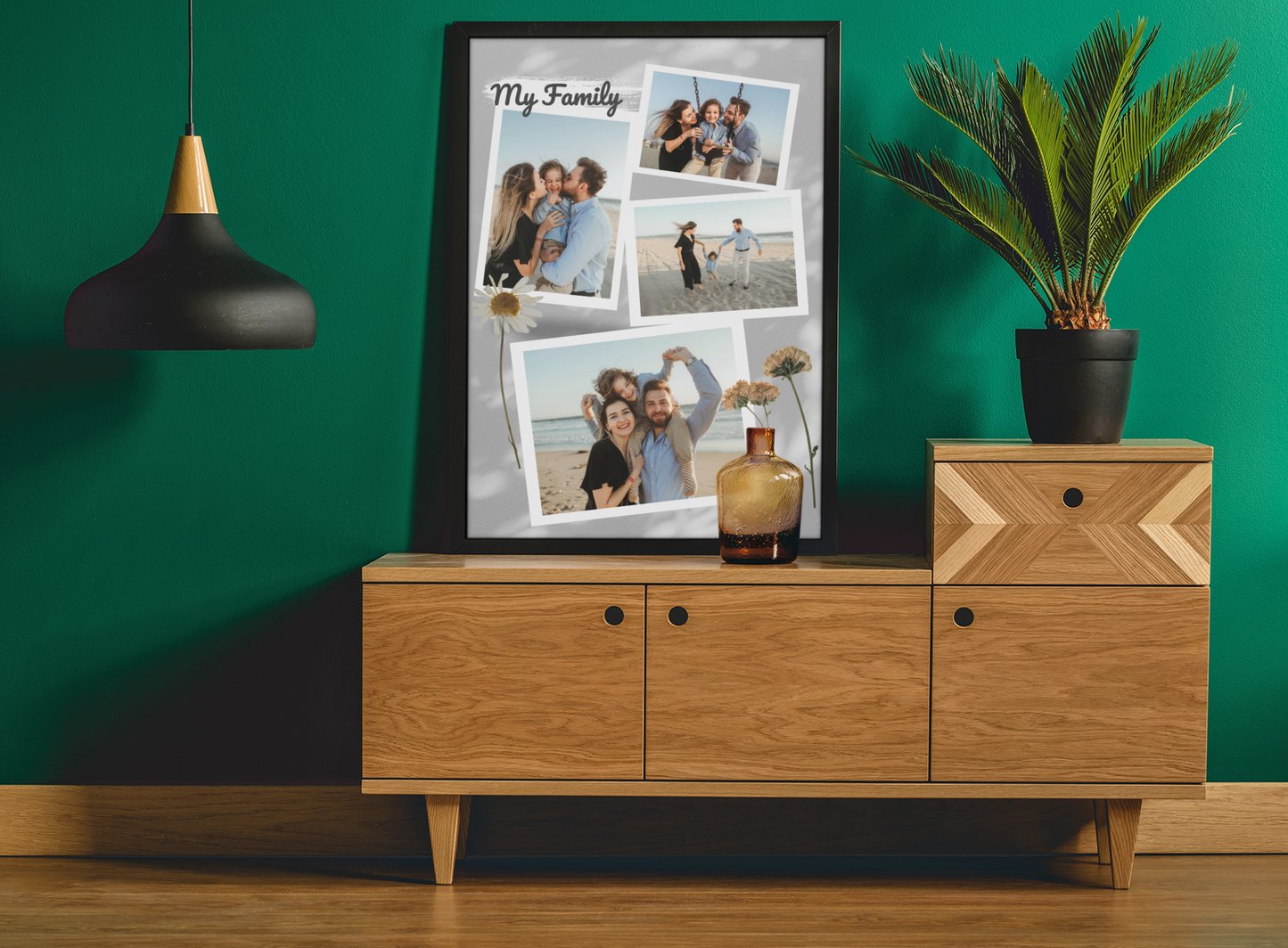 Kişiye Özel Aile Fotoğraf Posteri