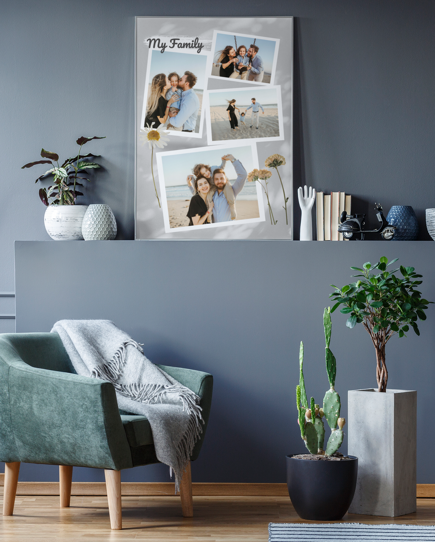 Kişiye Özel Aile Fotoğraf Posteri