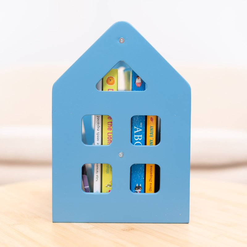 Taşınabilir Montessori Ahşap Kitaplık