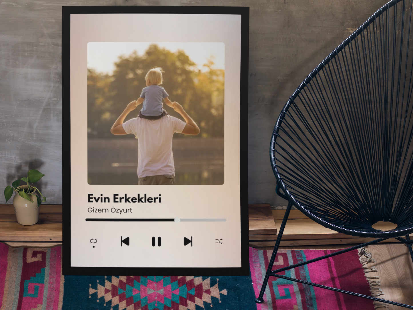 Kişiye Özel Spotify Posteri – En Özel Şarkınızı Anıya Dönüştürün | Canlı Önizleme