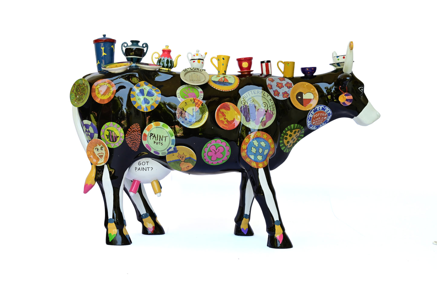 The Moo Potter - Cow Parade El Yapımı Dekoratif İnek Figürü