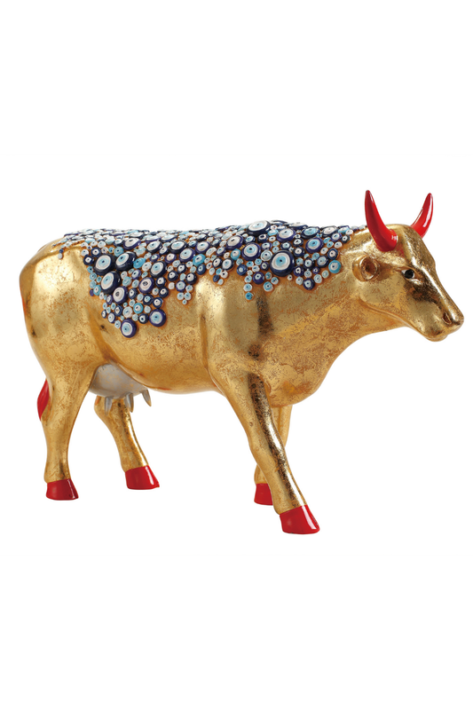 The Evil Eye Cow - Cow Parade El Yapımı Dekoratif İnek Figürü