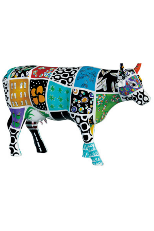 Cowcado de Ipanema - Cow Parade El Yapımı Dekoratif İnek Figürü