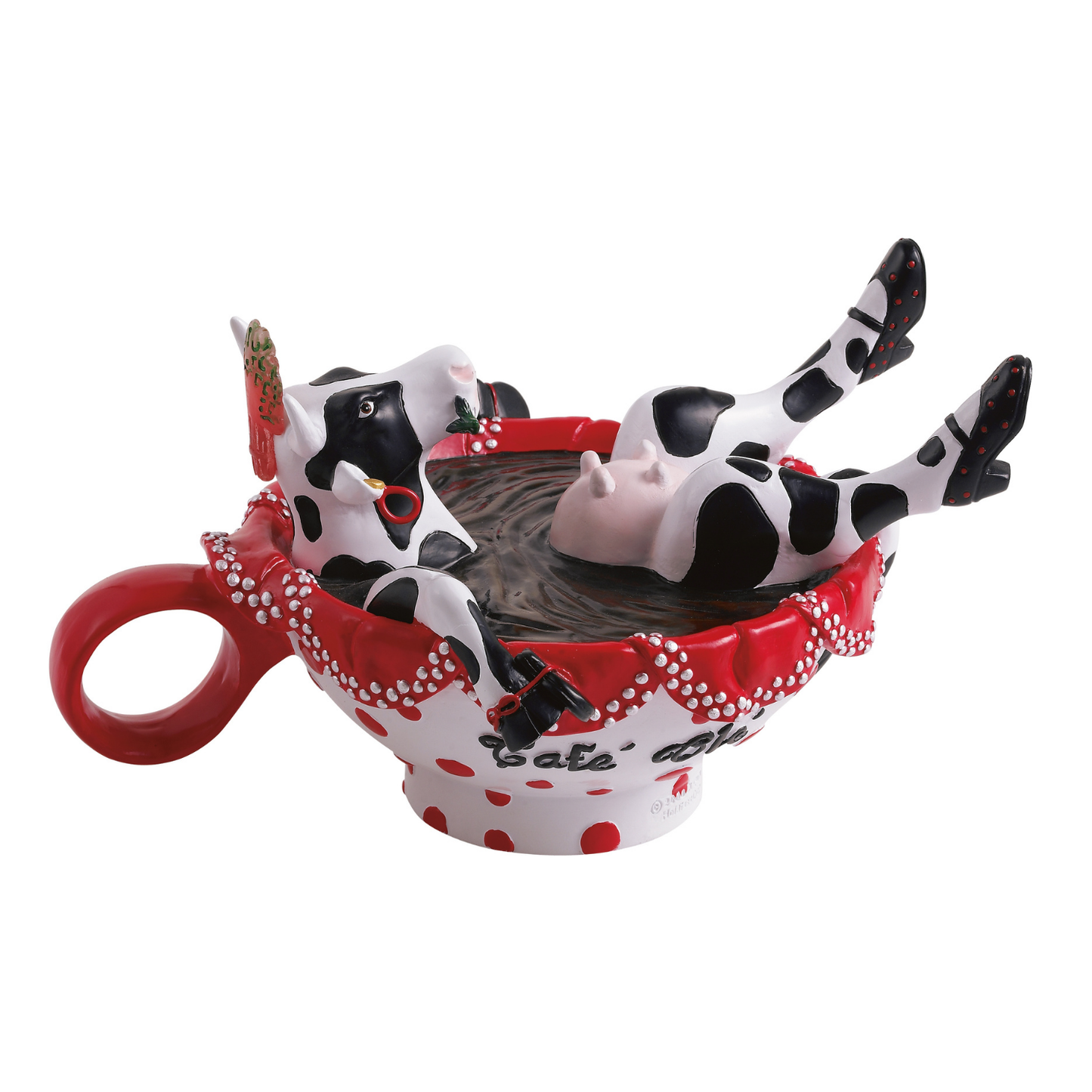 Cafe Ole - Cow Parade El Yapımı Dekoratif İnek Figürü