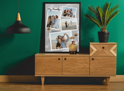 Kişiye Özel Aile Fotoğraf Posteri
